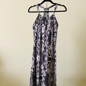 prAna Dress / Size M / Black, Tan & White